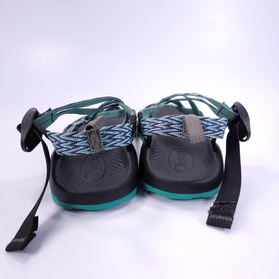 Sandalia Exterior Ajustable Chaco ZX/1 Ecotread Juvenil Talla 5 J180217 Azul Negro Foto 3 de 4