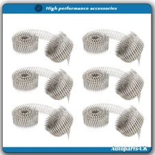 3600Pcs 15 Degree Wire Coil 2” × .09” Ring Shank Stainless Steel Siding Nail