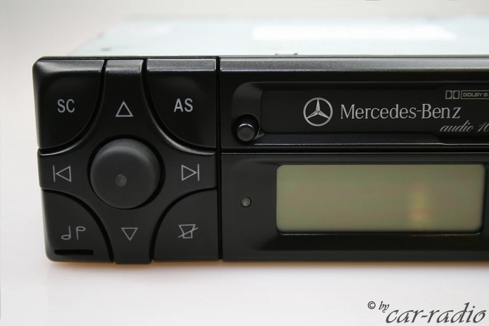 Original Mercedes W126 Radio Audio 10 BE3200 Becker Kassettenradio S-Klasse C126 - Bild 3 von 4