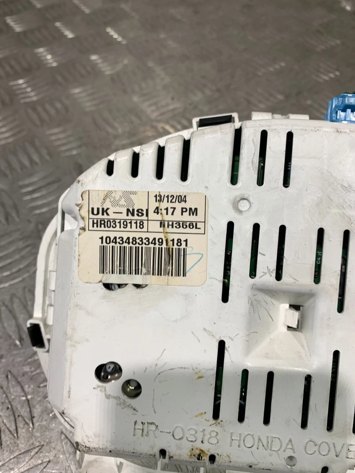 2004 HONDA CIVIC SPEEDOMTER INSTRUMENT CLUSTER HR0319118 #2 — 第 4/4 张图片