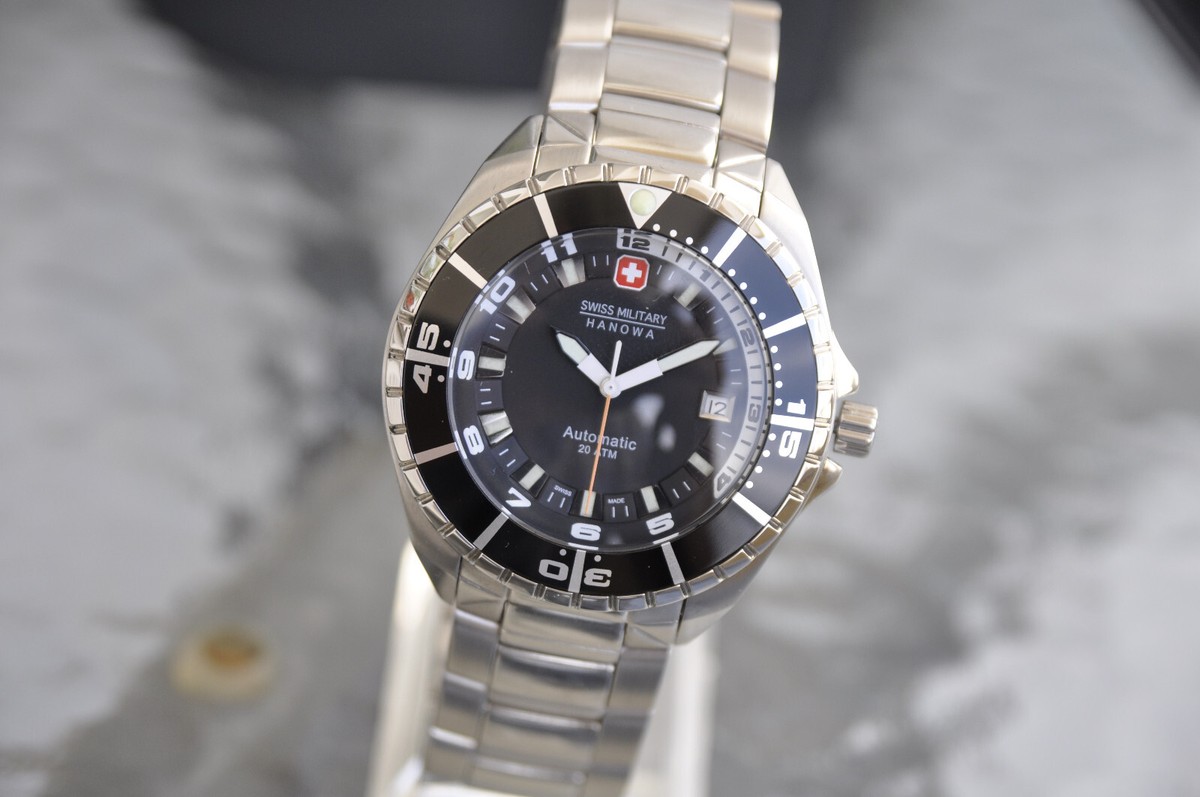 swiss military hanowa automatic,20 ATM, men