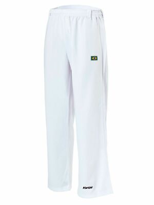 KWON  Capoeira Hose weiß uni Capoeirahose Brasilien Kampfsport Pant Kleidung