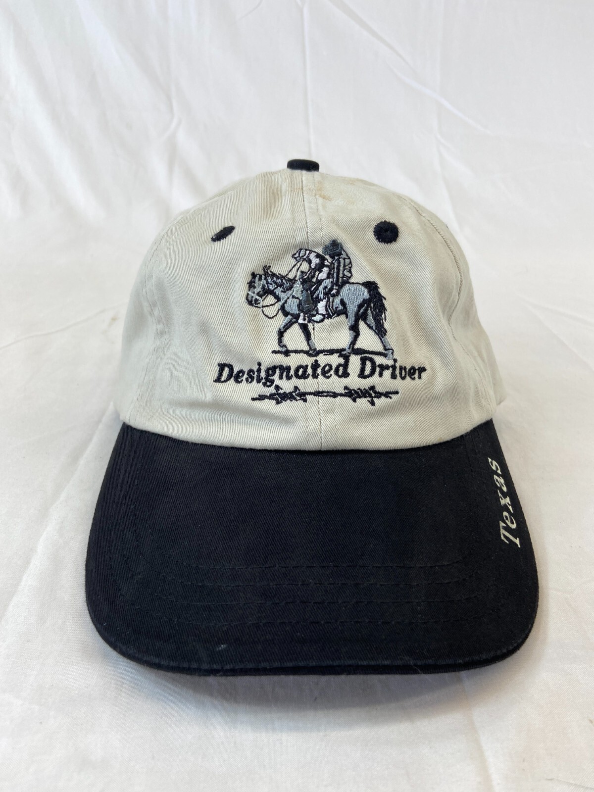 Designated Driver Baseball Cap Buckleback Hat Tex… - image 10