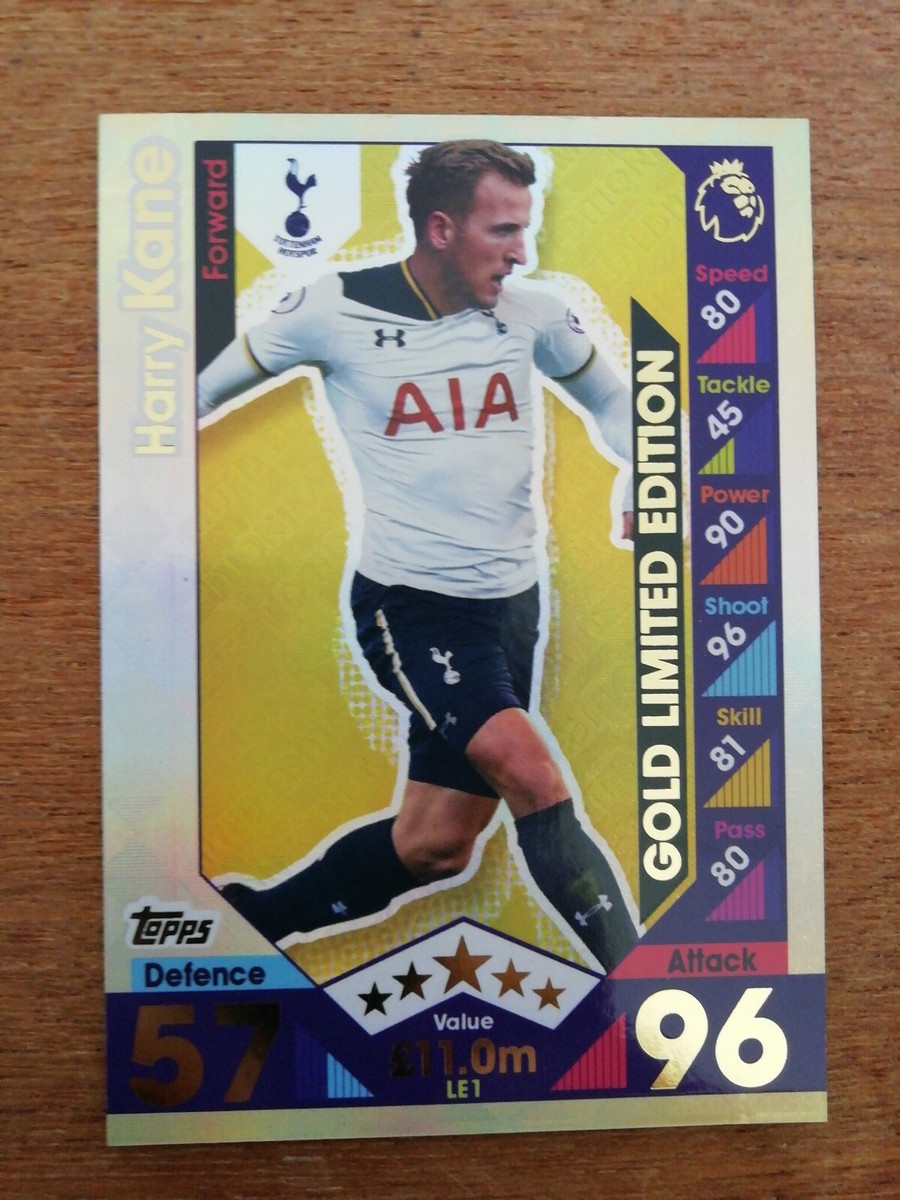 2016-17 Topps REDAuto Harry Kane 17/25