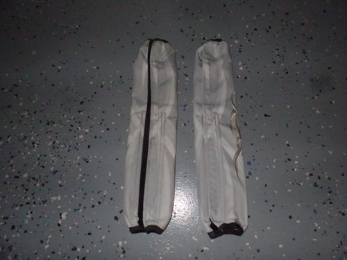 HONDA TRX 250R 450R 400EX OUTERWEARS AXIS LONG TRAVEL FRONT SHOCK COVERS GREY - Picture 4 of 5