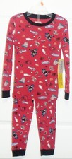 Highland Originals 2 Pc Boys Sports Pajama Set Size 5/6  NEW