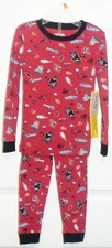 Highland Originals 2 Pc Boys Sports Pajama Set  Size 5/6   NEW