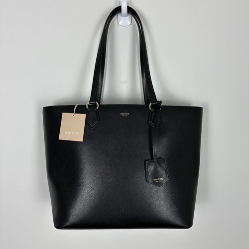 Oroton Inez Women’s New RRP $379 Shopper Tote Bag Black - Picture 2 of 10