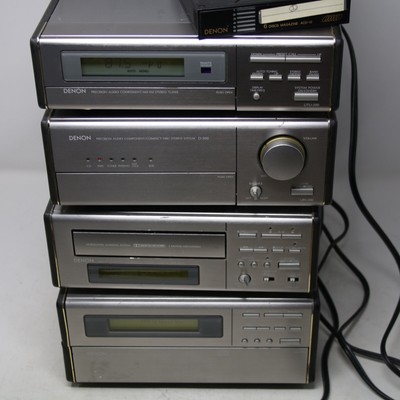 Vintage Denon AM/FM UTU-200 Cassette UDR-200 CD Changer UDCM-200 System UPA-200