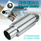 <!--F#f_0-->2.5'' Inlet/Outlet Car Muffler Exhaust Pipe Tip Sound Resonator Stainless AU<!--F/-->