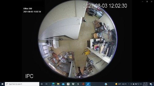 Dahua IPCEB5531 Fisheye IP Camera 360 Built-in Mic Heatmap for