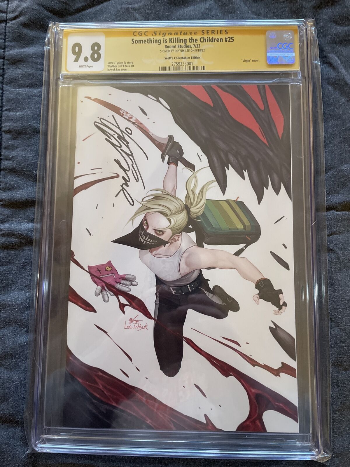 Something Is Killing The Children#25 CGC 9.8 Signed By Inhyuk Lee.