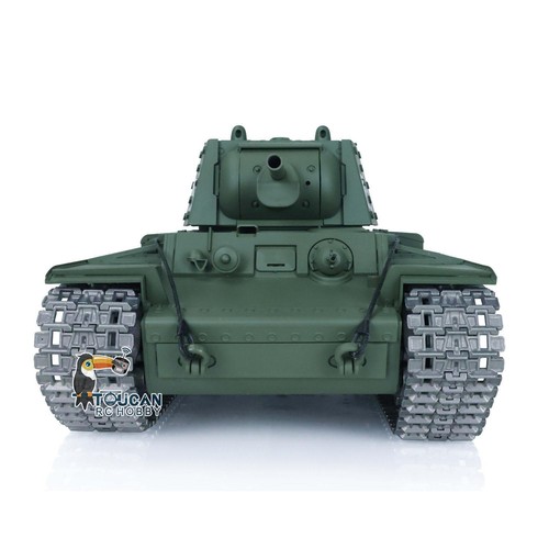 7.0 Henglong 1:16 3878 Soviet KV-1 BB IR RC Tank Metal Sprockets 360°Turret - Picture 10 of 12