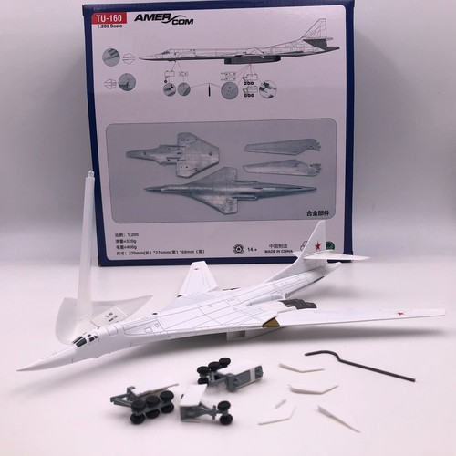 AMER USSR Soviet AIR FORCE Tupolev Tu-160 Blackjack Bomber 1/200 Diecast Model - Picture 3 of 10