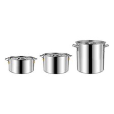 Cater Stew Soup Boiling Pan Composite Bottom Stockpot Brine Bucket Oil Bucket