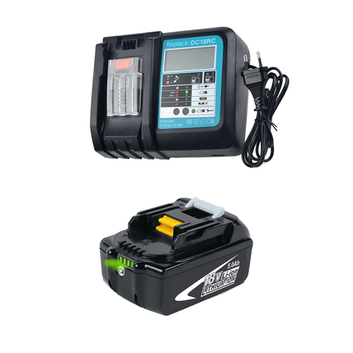 für Makita BL1850B Ersatzakkus 18V 5Ah 5000mAh LXT BL1860B BL1830 Ladegerät - Bild 23 von 27