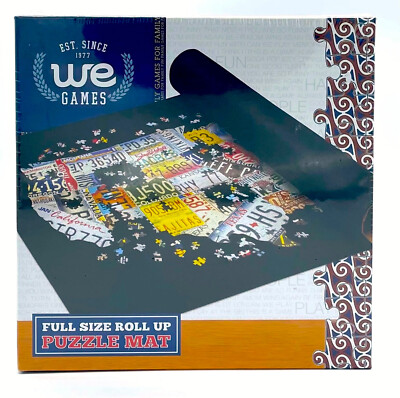 PUZZLE MAT Full Size Roll Up Jigsaw Portable Work Surface NEW 36'' x 30'' WE Games