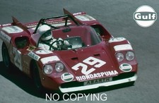 ABARTH 2000S GULF RACING PAL JOE BECCHETTI MONZA 1000KM 1971 SLIDE 35MM