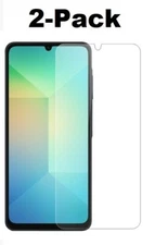 (2-Pack) Clear Tempered Glass Screen Protector for Samsung Galaxy A06 4G