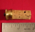 CIVIL WAR .577cal Brass & Cork Tompion for ENFIELD AS ORIGINAL