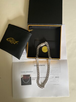 Gld Shop Cuban Link Choker 18 Inch Shop GLD 18k Diamond Cuban Link