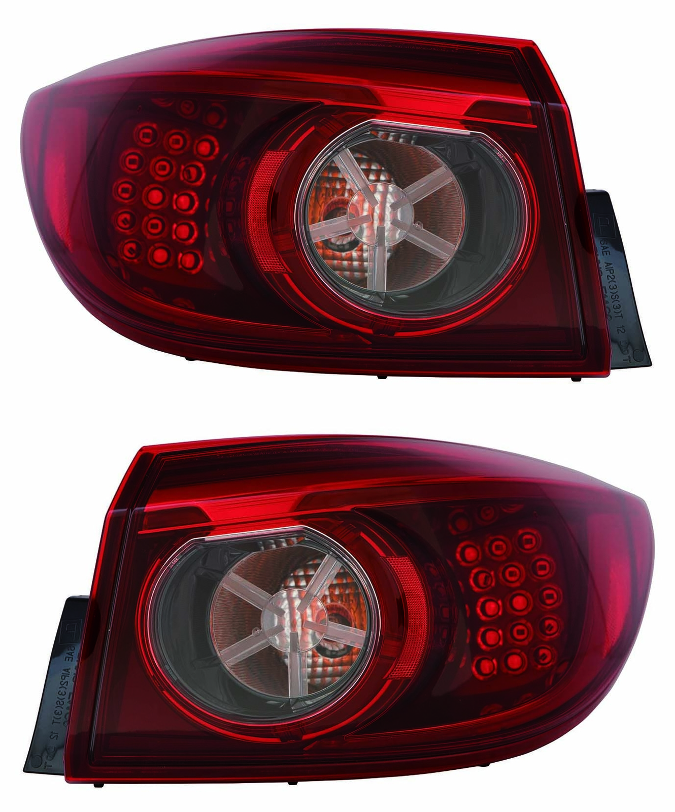Non-LED Outer Tail Light Lamp For 2014-2018 Mazda 3 Sedan - Foto 7