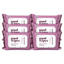 Goodwipes Flushable Aloe Butt Wipes Septic Safe - 360 Count Rosewater Wet Wi...