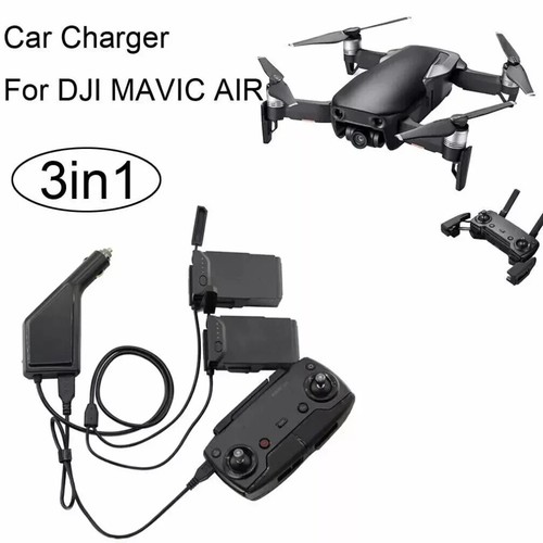 3-in-1 USB Auto Ladegerät Adapter für DJI Mavic Air Akkus Fernbedienung UK - Bild 5 von 5