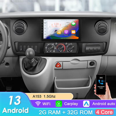 10,1'' Autoradio für Renault Master 2003-2011 Android 14 GPS CarPlay WIFI DAB+