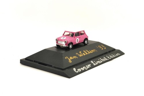 gebraucht! Herpa Rover Mini Cooper 1993 Jan Wellem rosa Maßstab 1:87 Modellauto - Picture 2 of 3