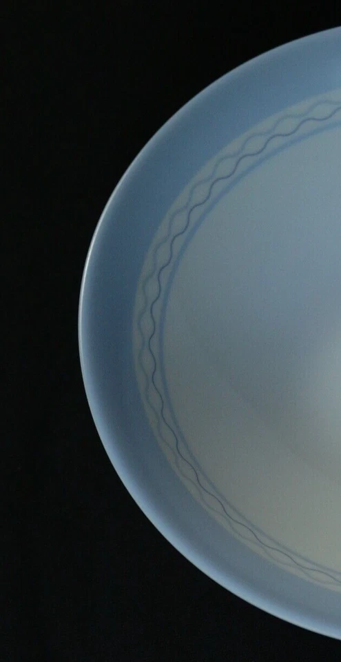 Cuenco de cereal Martha Stewart MTW28 (1 de 3 disponibles) líneas azul ondulado Foto 4 de 4