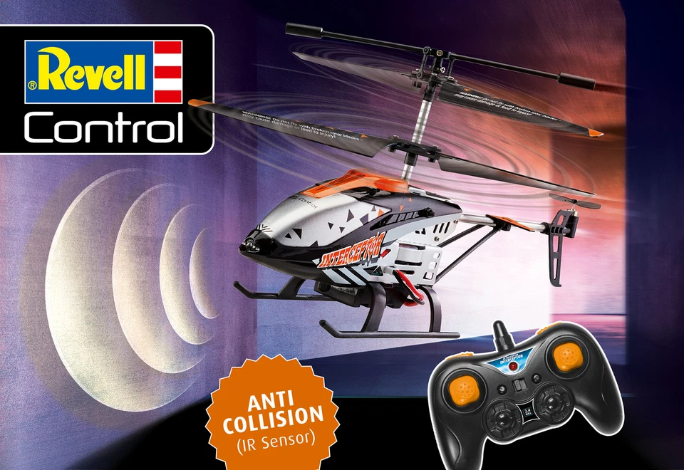 Rc Anti-crash Helicopter Interceptor  Rc Radiocomandato REVELL - Immagine 4 di 4