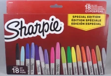 Sharpie Special Edition 18 Count Fine Point Permanent Markers 2204015 New