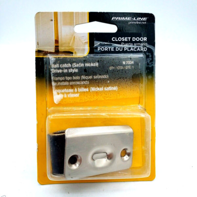PRIME-LINE N 7334 Closet Door Ball Catch/Strike,3-45/64'' L