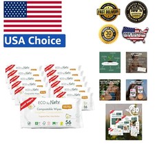 672 Count Unscented Baby Wipes - 100 Compostable  Hypoallergenic for Newborns