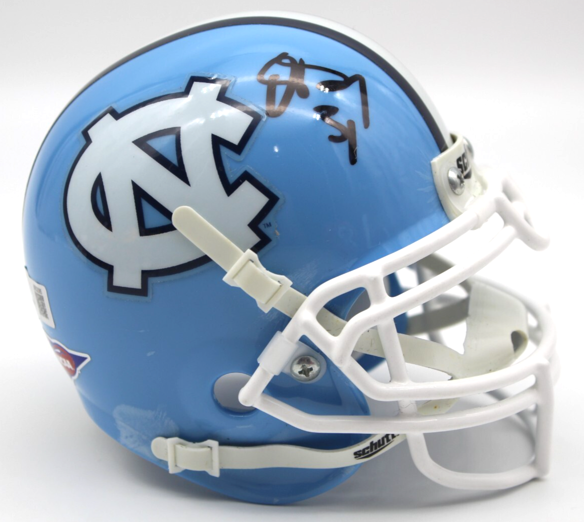 Dre Bly Autographed Signed Colorado Buffaloes North Carolina Tar Heels Mini Football Helmet w/Beckett BR32585 