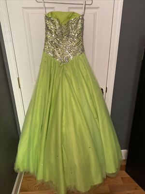green emerald velvet dress A-Line Long Satin Dark Green Prom Dress with Split PSK406 US6 / Custom Color main image 1