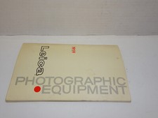 Vintage Leica 1959 Photographic Equipment Catalog - Manual Guide Pricing Book