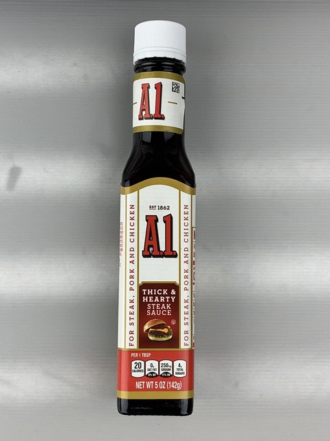 Hearty and Thick Steak A1 Sauce Original Flavor 1 Bottles ...