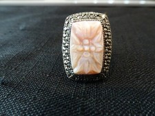 571--VINTAGE STERLING SILVER RING-925--SIZE-7
