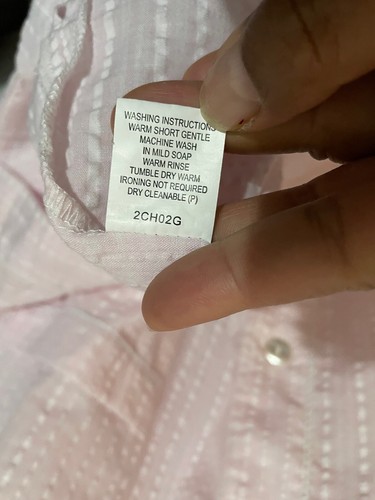 Givoni Size M Women’s Nightie Pink Sleepwear Short Sleeve Button Casual - Picture 8 of 12