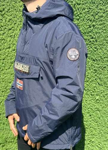 Napapijri Skidoo Taped Seams Wind Light Jacket Bomber Windbreaker Size L - Picture 17 of 24