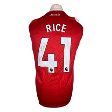 Signed DECLAN RICE Shirt - Arsenal - PROOF/COA - England