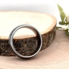 8mm Silver Tungsten Christmas Gifts Ring Black Stardust Inlay scratch-Free Band — photo 3