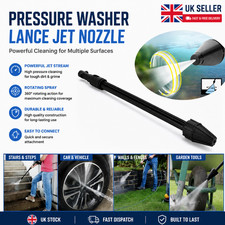 Pressure Washer Lance 170 Bar Dirt Blaster Turbo Nozzle Tool for Karcher K2-K7~