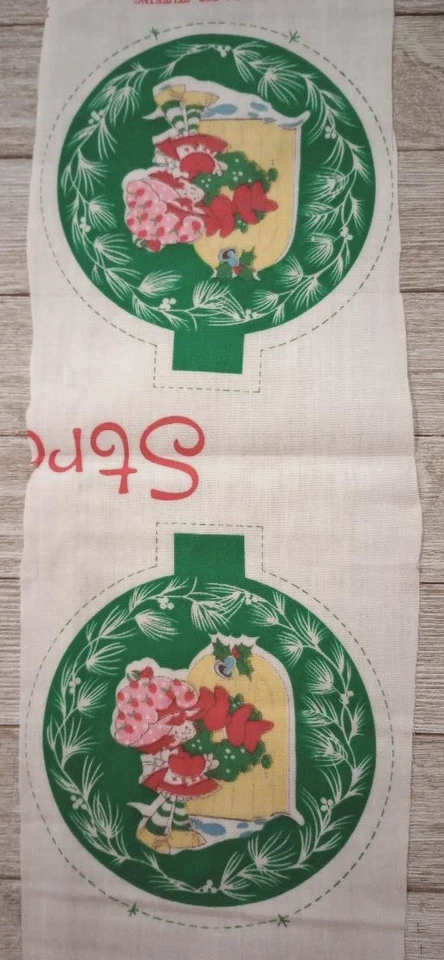 Fresa Shortcake Corona Adorno Divertido Tela Pieza 5 x 5 Pulgadas Nuevo Foto 2 de 3