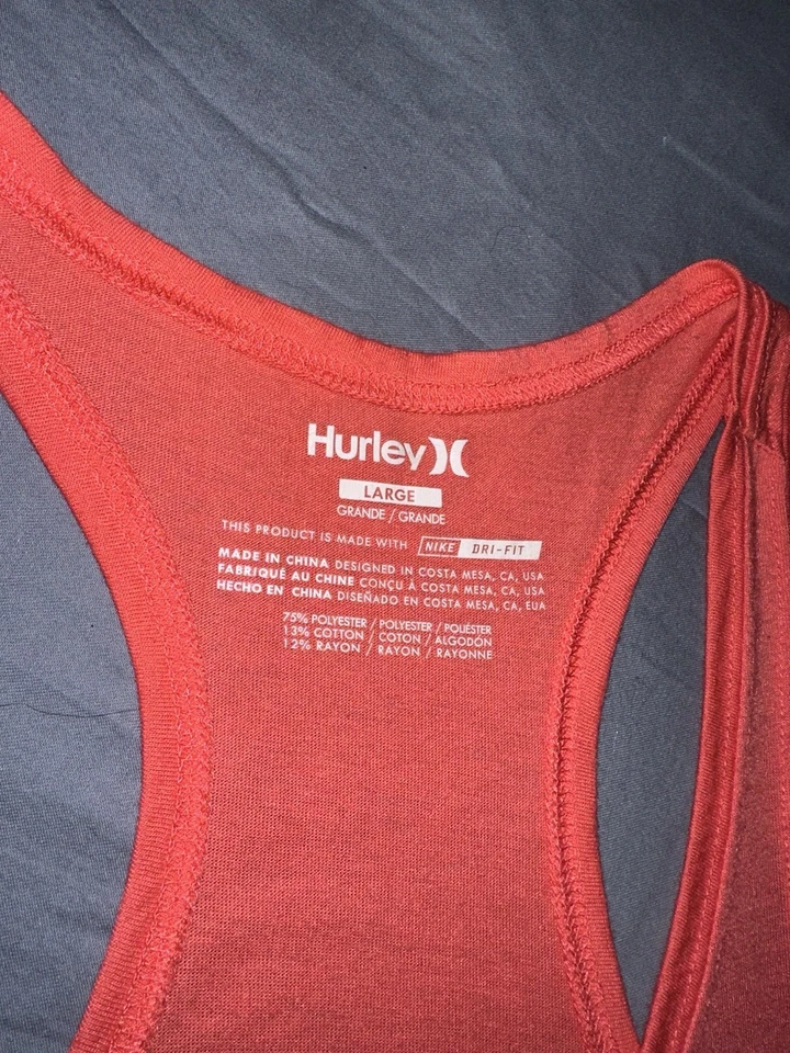 Camiseta sin mangas Hurley para mujer nueva Dri Fit Foto 4 de 4
