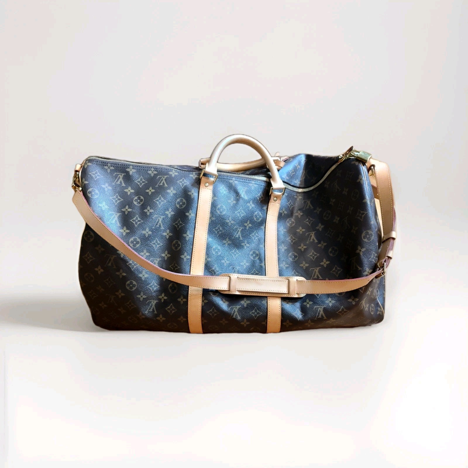 Louis Vuitton Keepall Bandouliere 60 Monogram Travelbag Duffle Bag with padlock