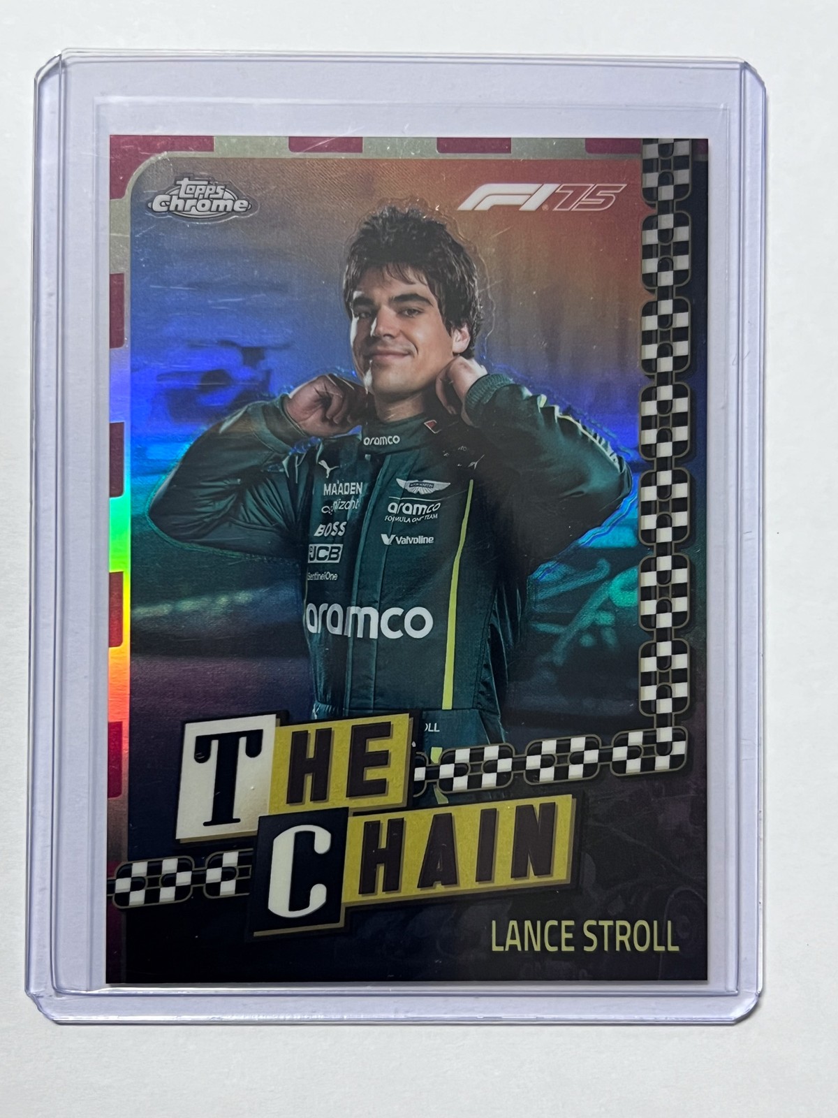 Lance Stroll 2025 Topps Chrome Formula 1 The Chain SSP [ton8