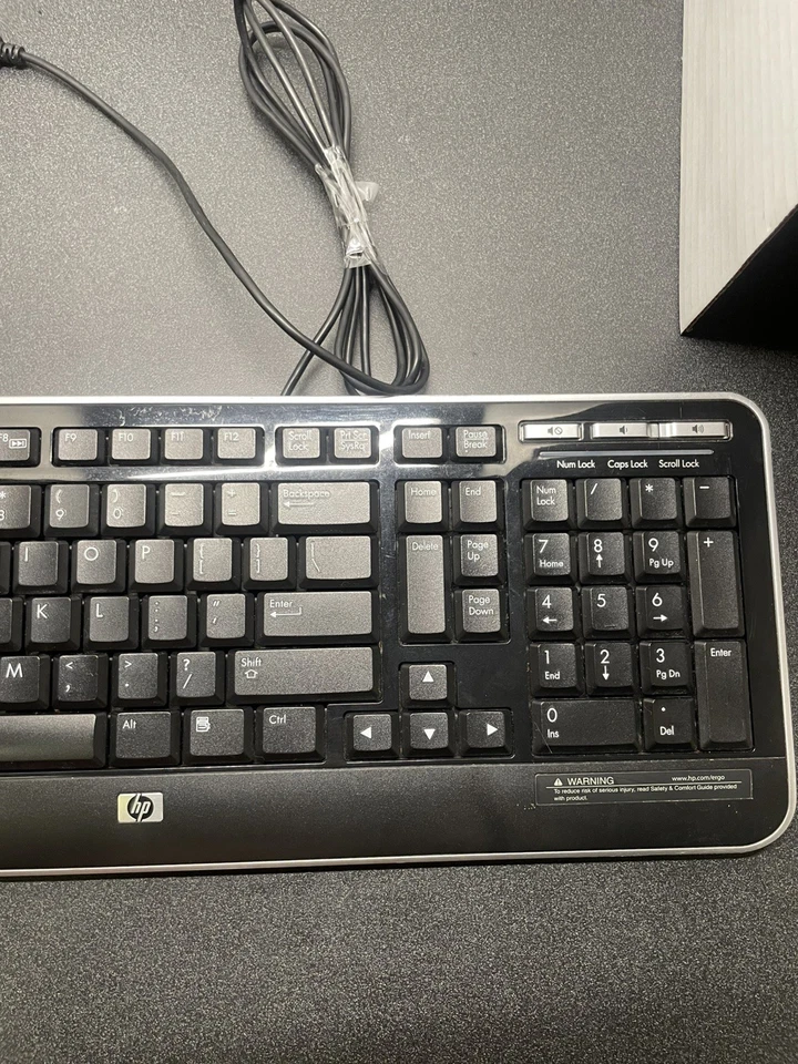 HP 5335U USB Wired Gaming Computer Keyboard Black - Image 4 of 4